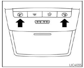 Nissan Pathfinder - Lampes de lecture