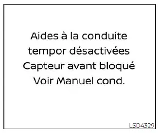 Nissan Pathfinder - Mesures à prendre :