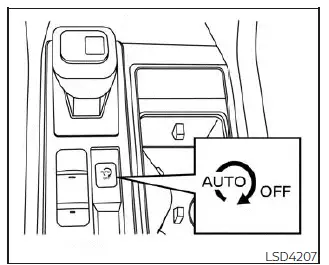 Nissan Pathfinder - Commutateur d'arrêt au ralenti OFF