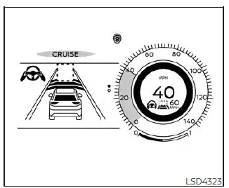 Nissan Pathfinder - Régulateur de vitesse adaptatif (ICC) (pour les véhicules dotés de ProPILOT Assist)