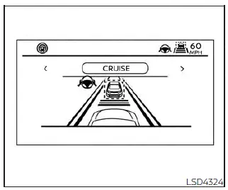Nissan Pathfinder - Régulateur de vitesse adaptatif (ICC) (pour les véhicules dotés de ProPILOT Assist)