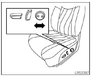 Nissan Pathfinder - Commande électrique de siège avant