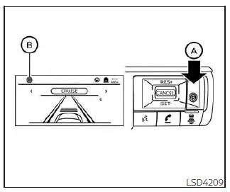 Nissan Pathfinder - Fonctionnement de ProPILOT Assist