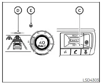 Nissan Pathfinder - Fonctionnement de ProPILOT Assist