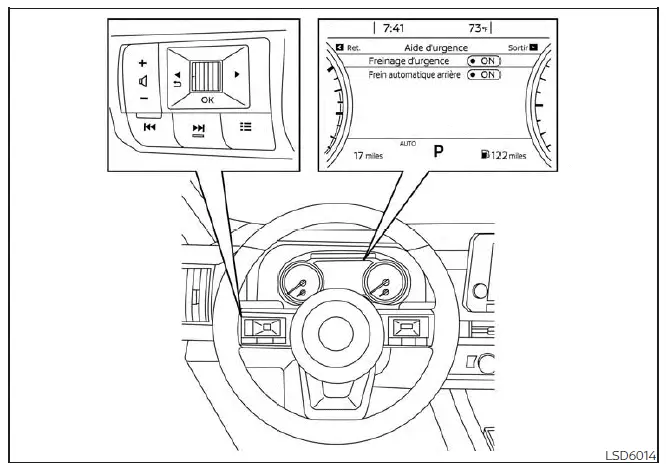 Nissan Pathfinder - Pour les véhicules dotés d'un affichage de 18 cm (7 po)