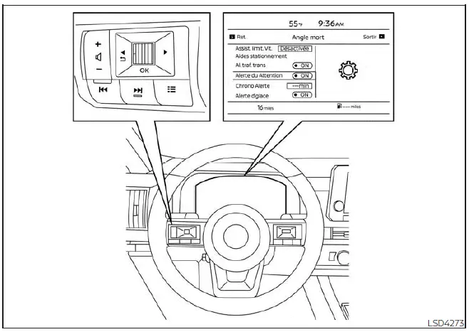 Nissan Pathfinder - Pour les véhicules dotés d'un affichage de 31,2 cm (12,3 po)