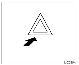 Nissan Pathfinder - Interrupteur de feux de détresse