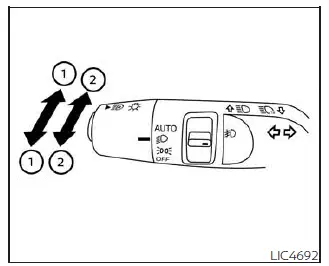 Nissan Pathfinder - Commande de clignotant