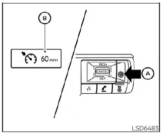 Nissan Pathfinder - Mode de régulateur de vitesse classique (vitesse stable)
