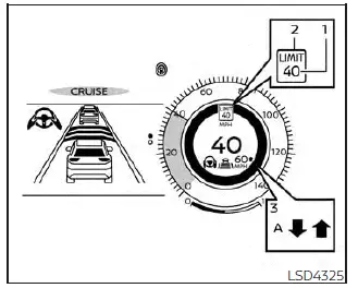 Nissan Pathfinder - Régulateur de vitesse adaptatif (ICC) (pour les véhicules dotés de ProPILOT Assist)
