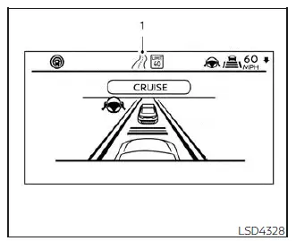 Nissan Pathfinder - Régulateur de vitesse adaptatif (ICC) (pour les véhicules dotés de ProPILOT Assist)