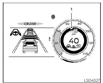 Nissan Pathfinder - Régulateur de vitesse adaptatif (ICC) (pour les véhicules dotés de ProPILOT Assist)