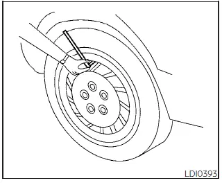 Nissan Pathfinder - Pression des pneus