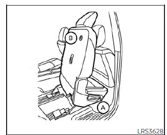 Nissan Pathfinder - Réglages de la banquette de deuxième rangée