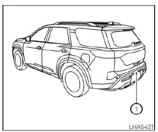 Nissan Pathfinder - Fonctionnement du système de caméra arrière
