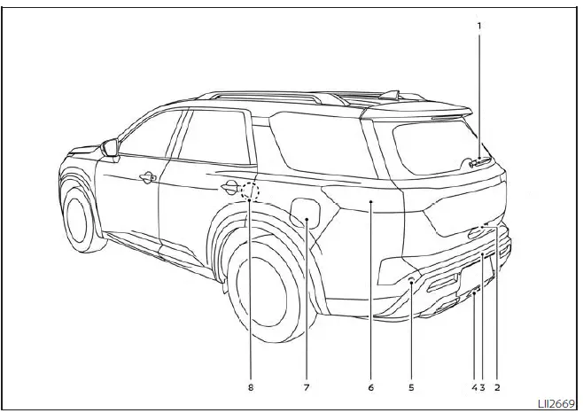 Nissan Pathfinder - Extérieur arrière