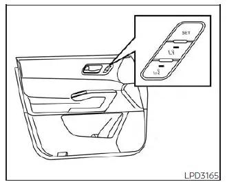Nissan Pathfinder - Fonction de mémorisation (commutateur)