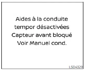 Nissan Pathfinder - Mesures à prendre :