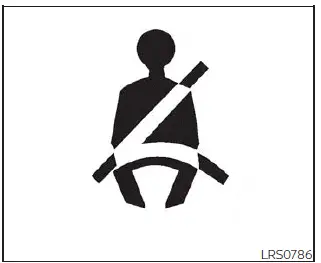 Nissan Pathfinder - Témoin et carillon des ceintures de sécurité